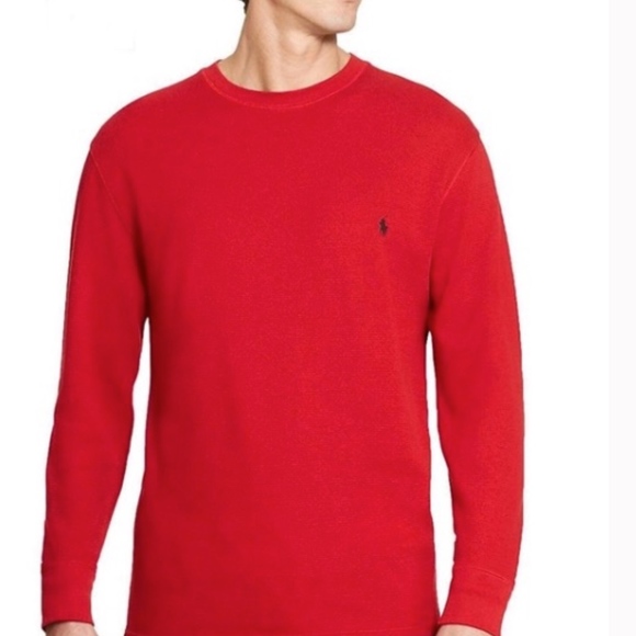 Polo Ralph Lauren Other - Polo Ralph Lauren Thermal Red Top